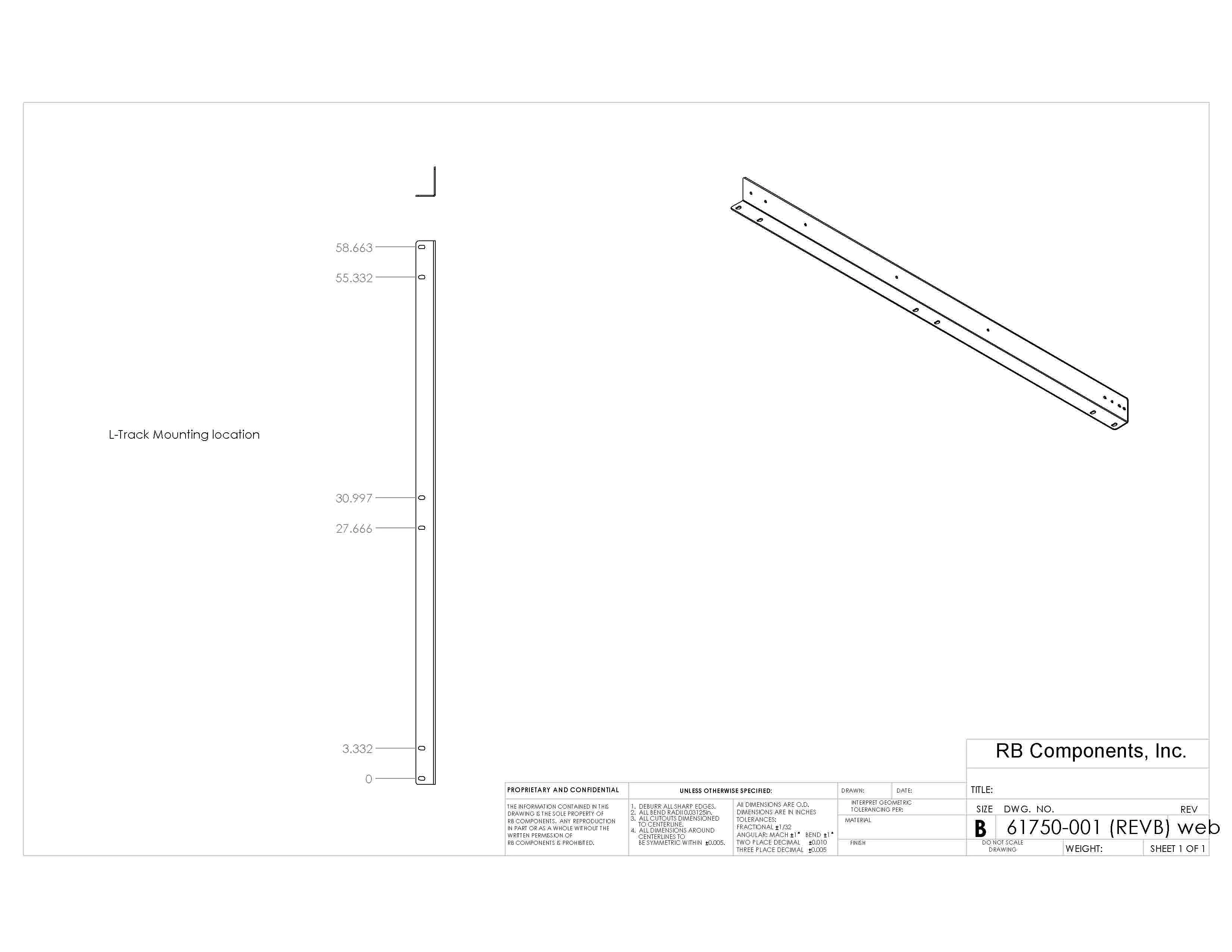 60" DIY Slide Tray Kit