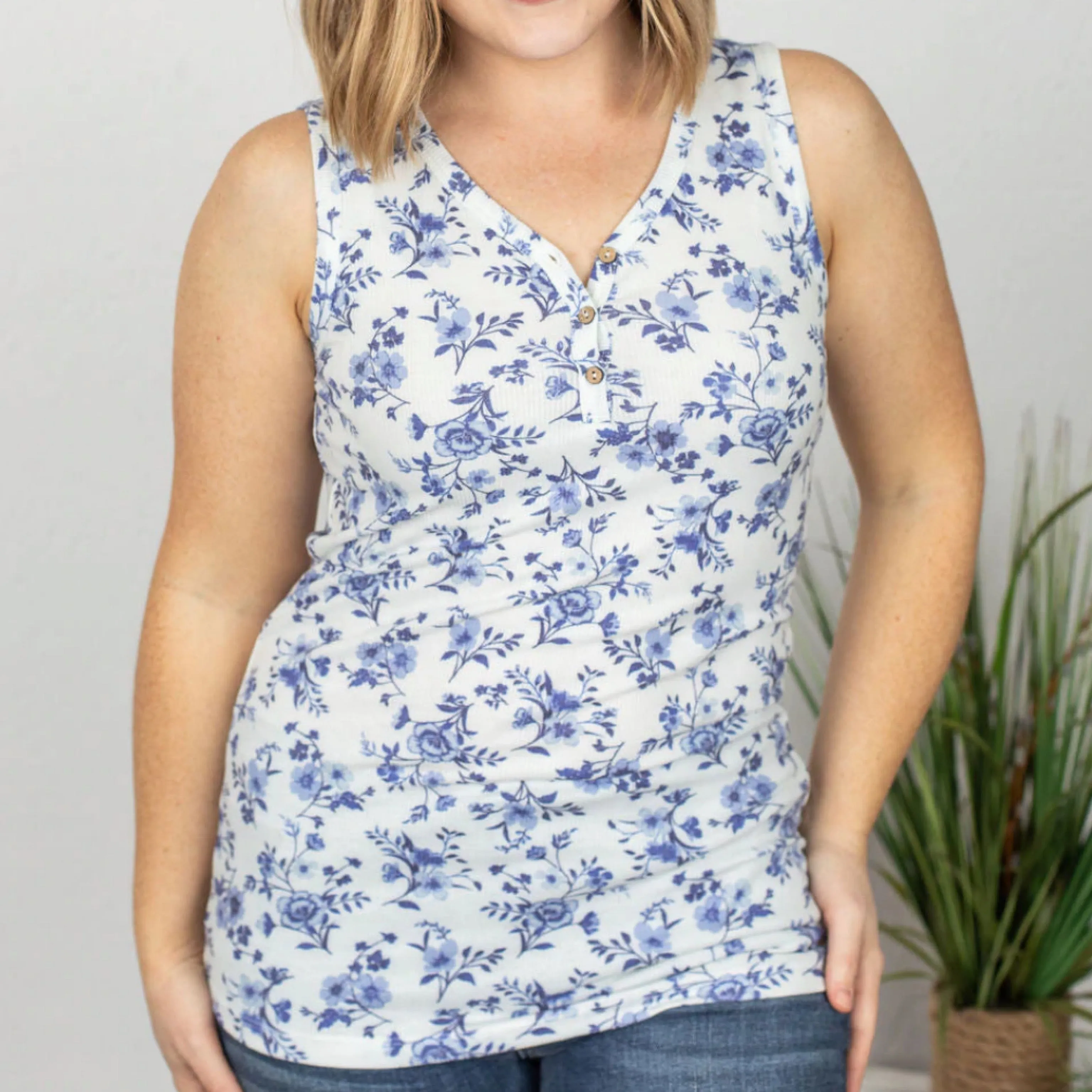 Addison Henley Blue & White Floral