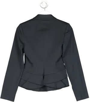 Alexander McQueen Blue Black Blazer UK XXS