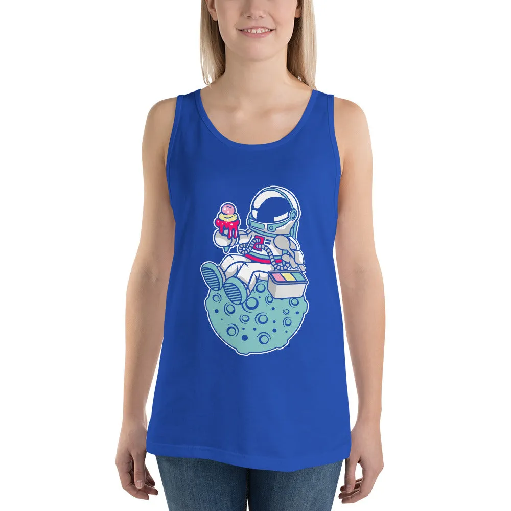 Astronaut | Ice Cream | Pop Art | Unisex | Tank Top