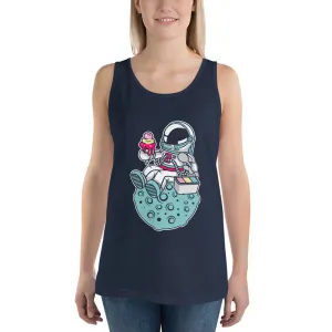 Astronaut | Ice Cream | Pop Art | Unisex | Tank Top