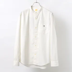 BARNS / Ox Band Collar Shirt