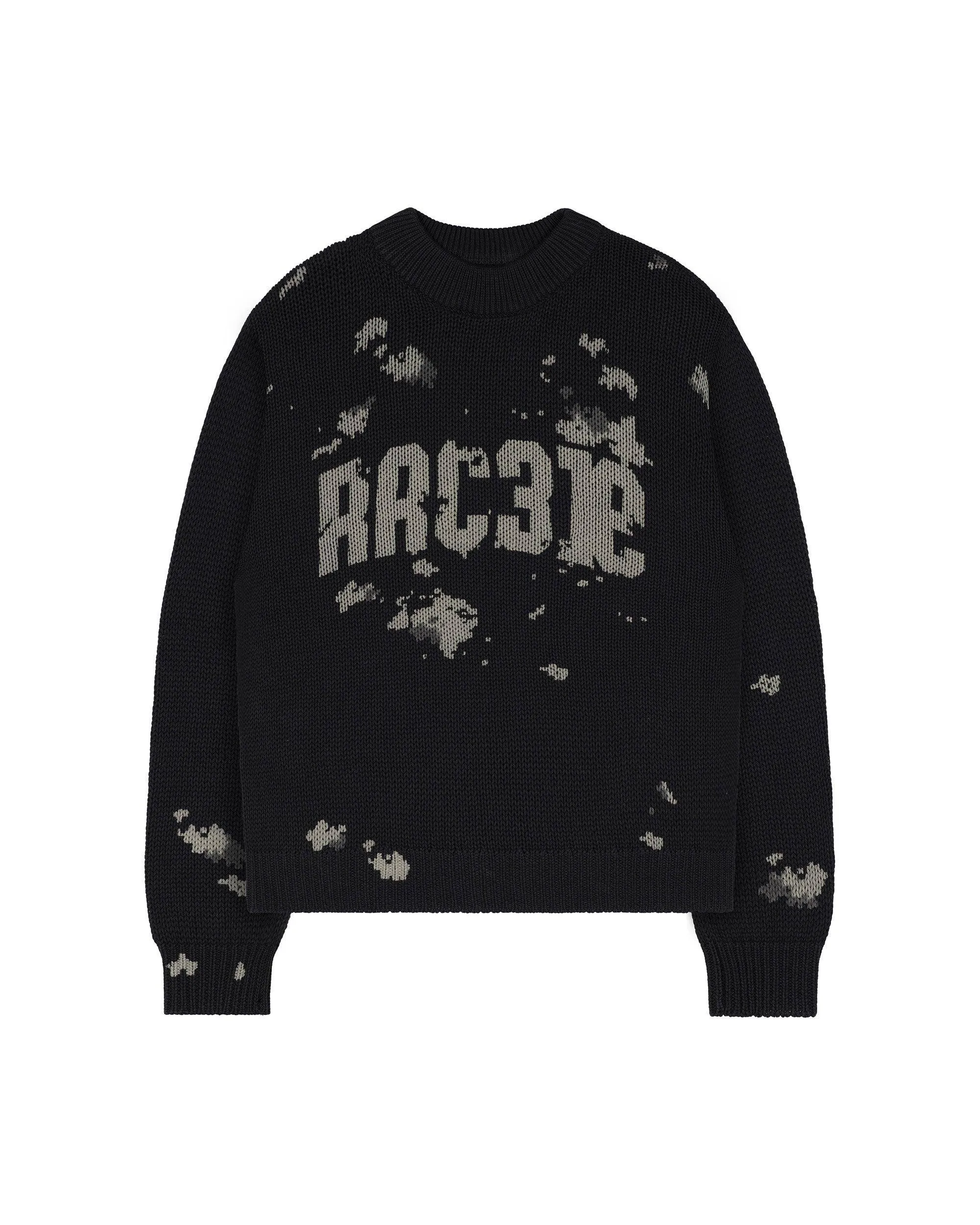 Black Army Knit Sweater