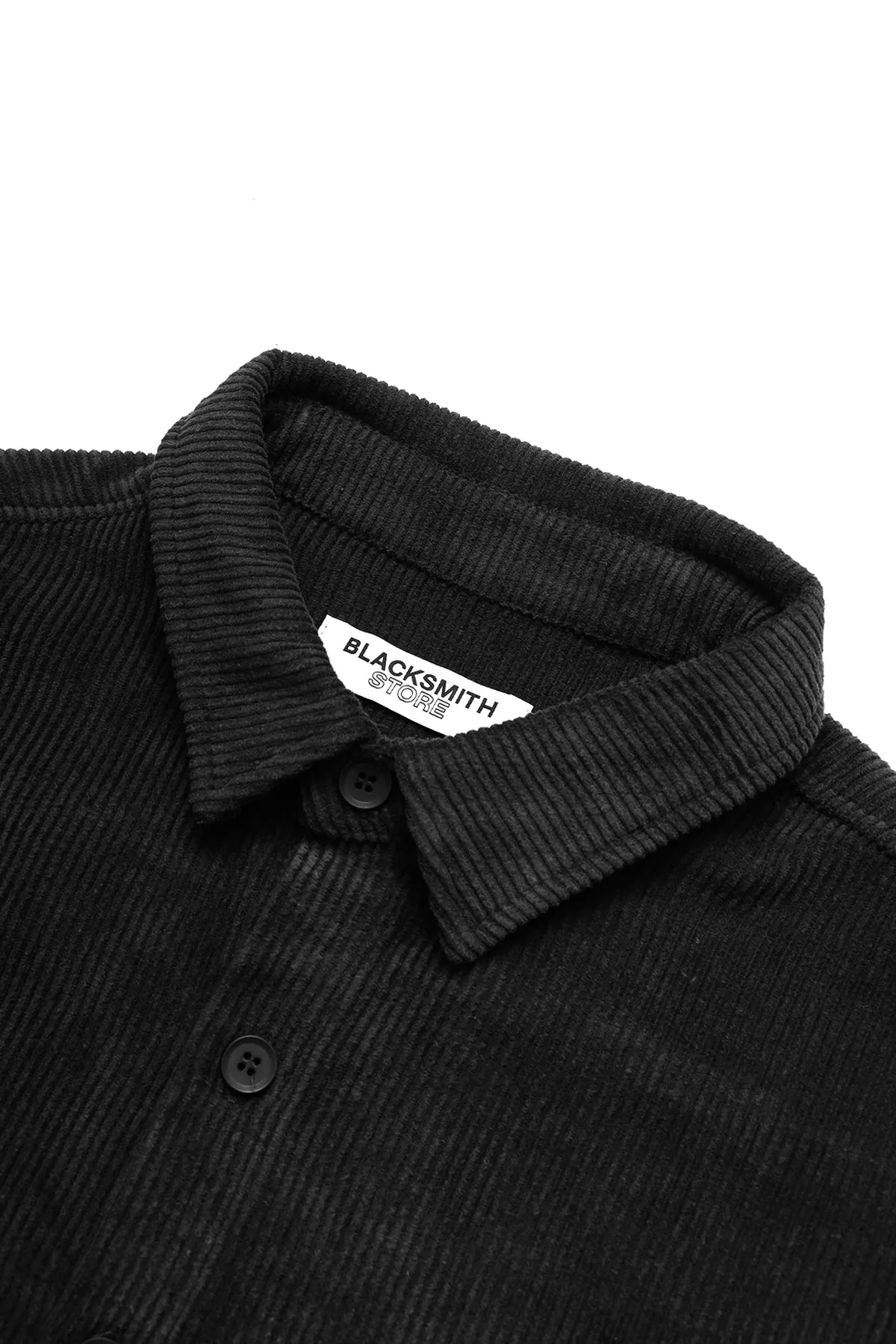 Blacksmith - Corduroy Shirt - Black