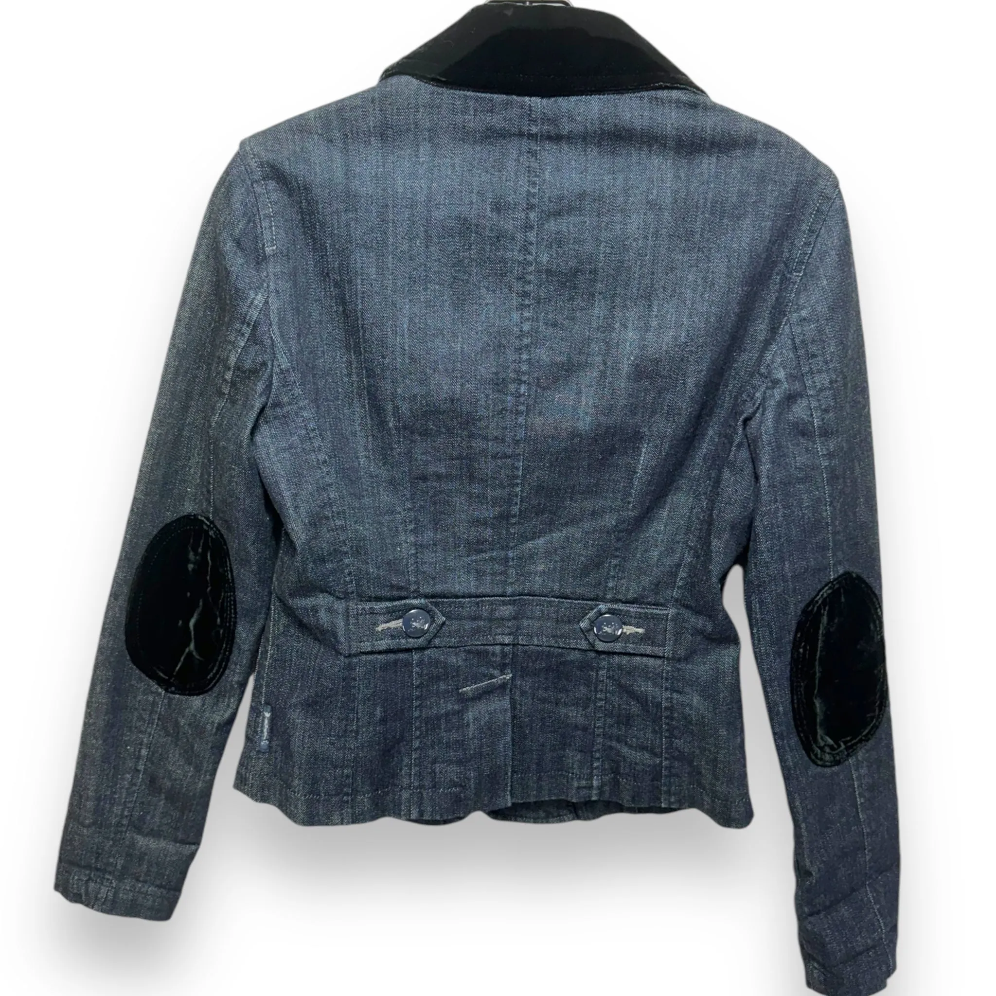 Blazer By Armani Exchange In Blue Denim, Size: S