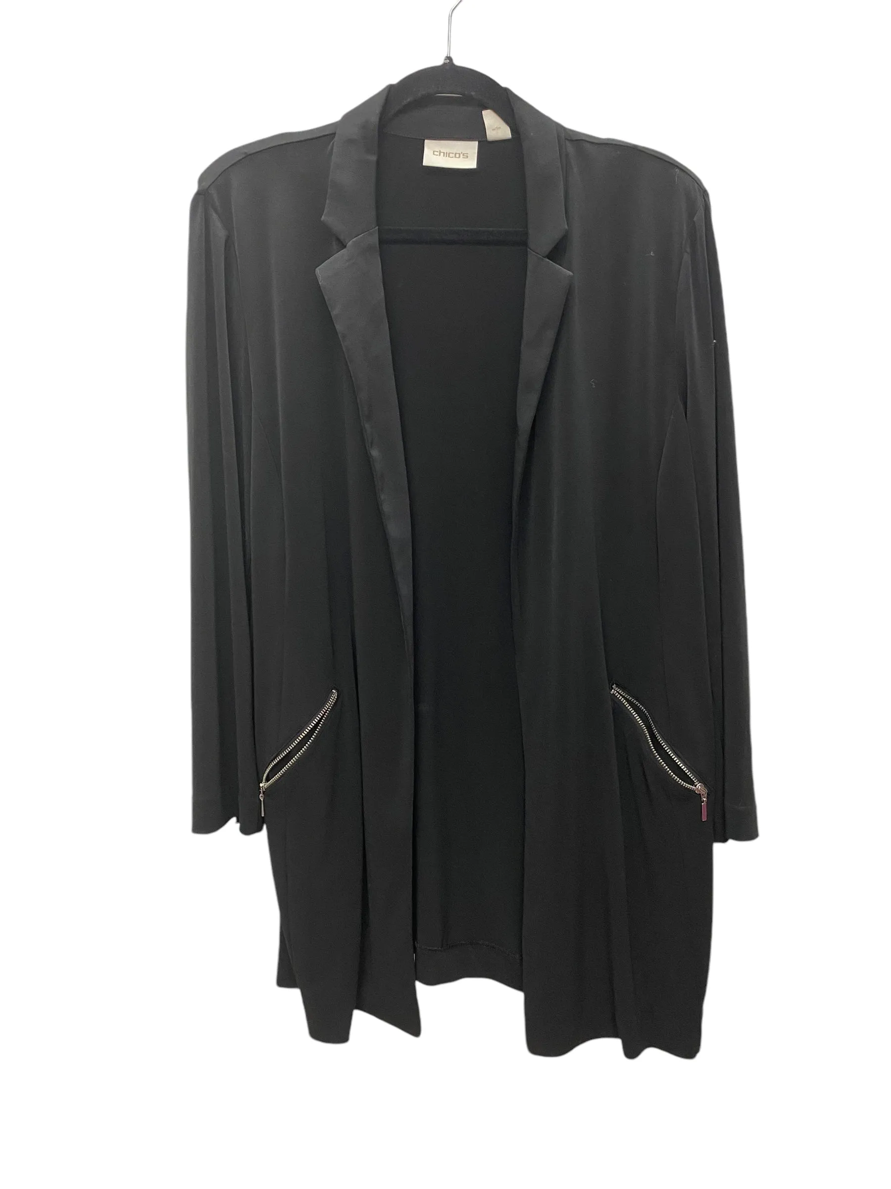 Blazer By Chicos In Black, Size: 2