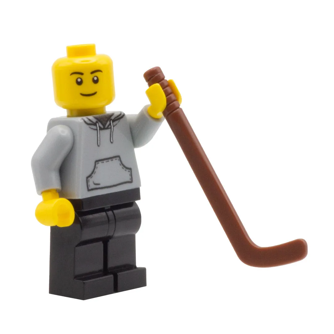 Brown LEGO Hockey Stick - Minifigure Accessory