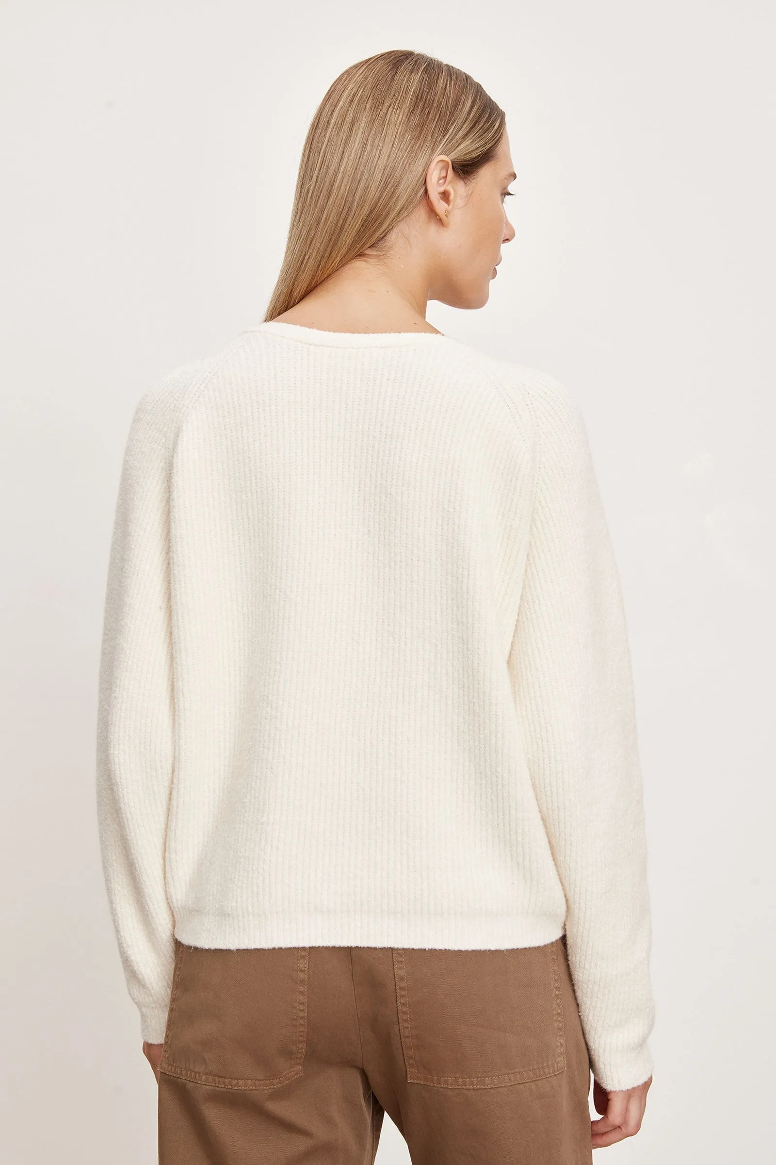 Caitlyn Cotton-Blended Boucle Sweater