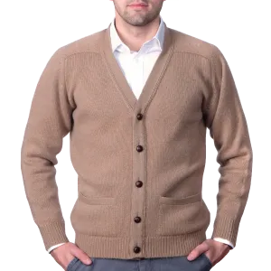 Camel Hair Cardigan - 2 ply