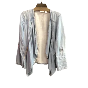 Cardigan By Chicos In Denim, Size: S