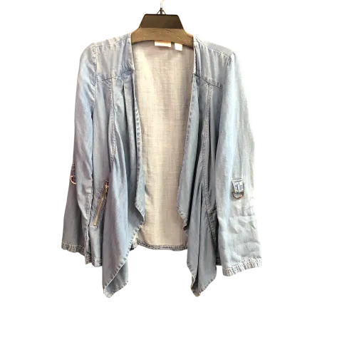 Cardigan By Chicos In Denim, Size: S