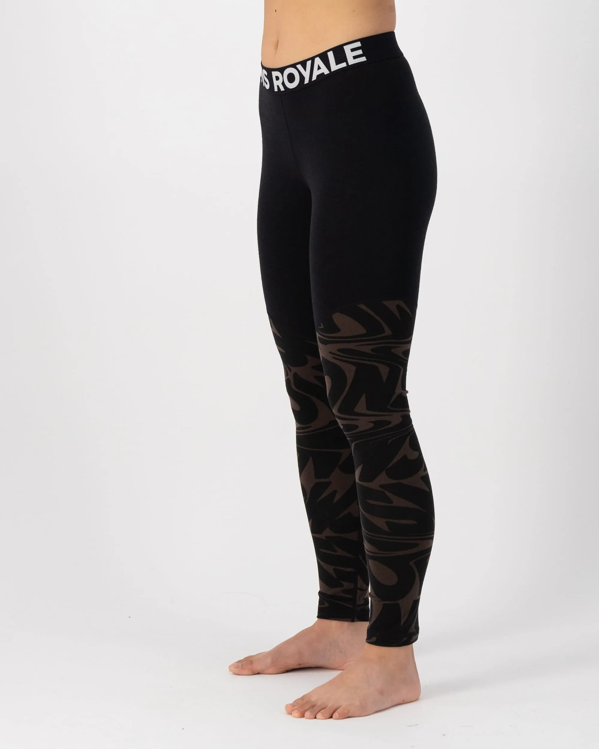 Cascade Merino Base Layer Legging - Signal Lost Cedar