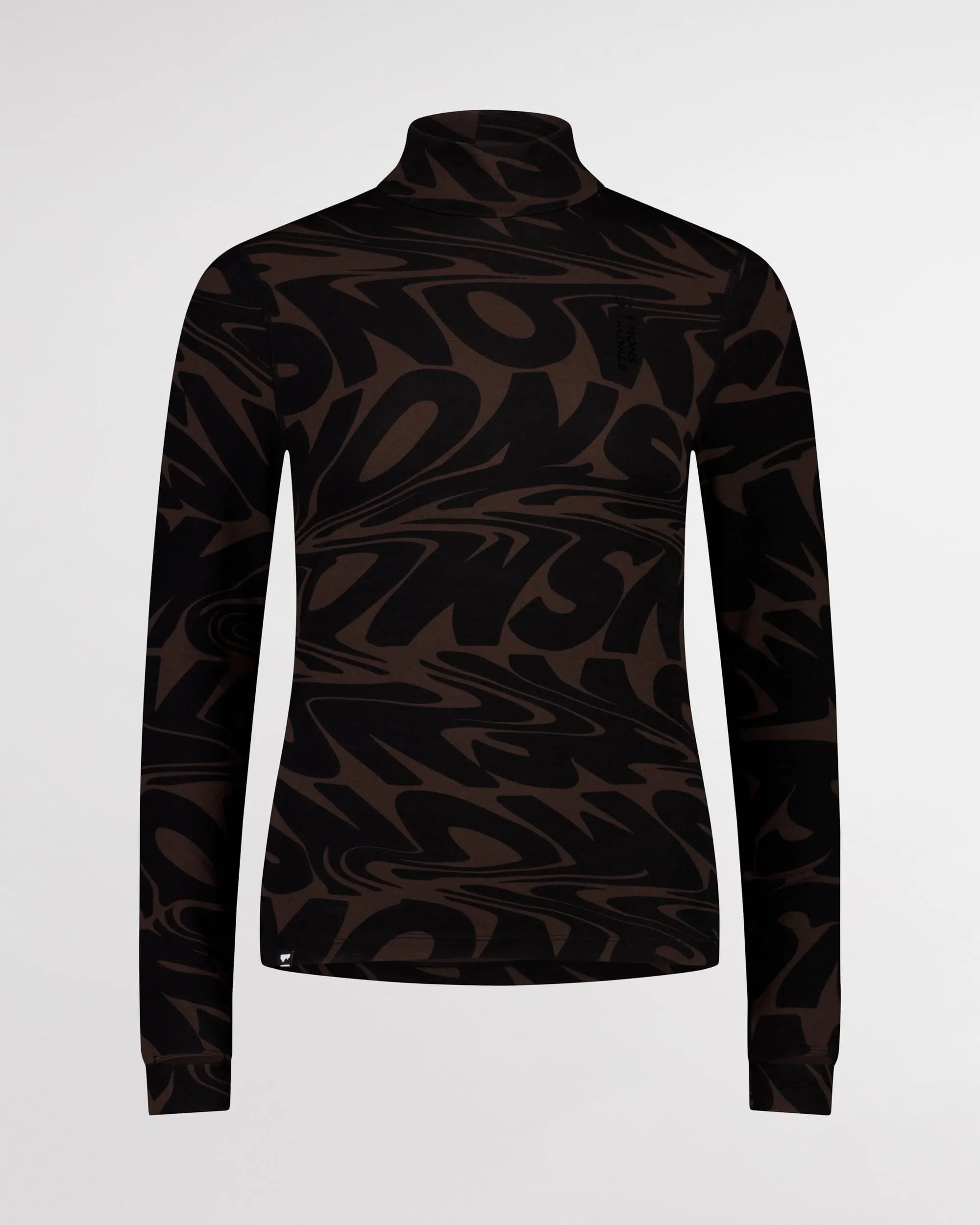 Cascade Merino Base Layer Mock Neck Long Sleeve - Signal Lost Cedar