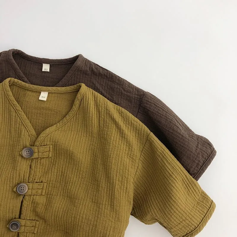 Children's Retro Hemp Jacket