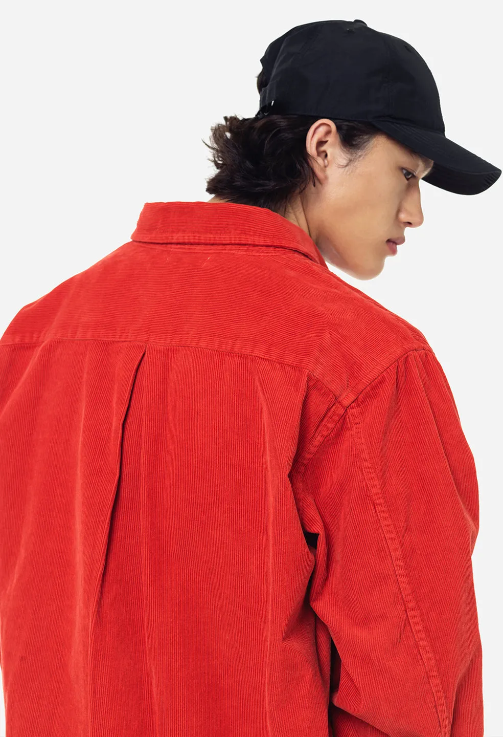 Corduroy Shirt / Cardinal