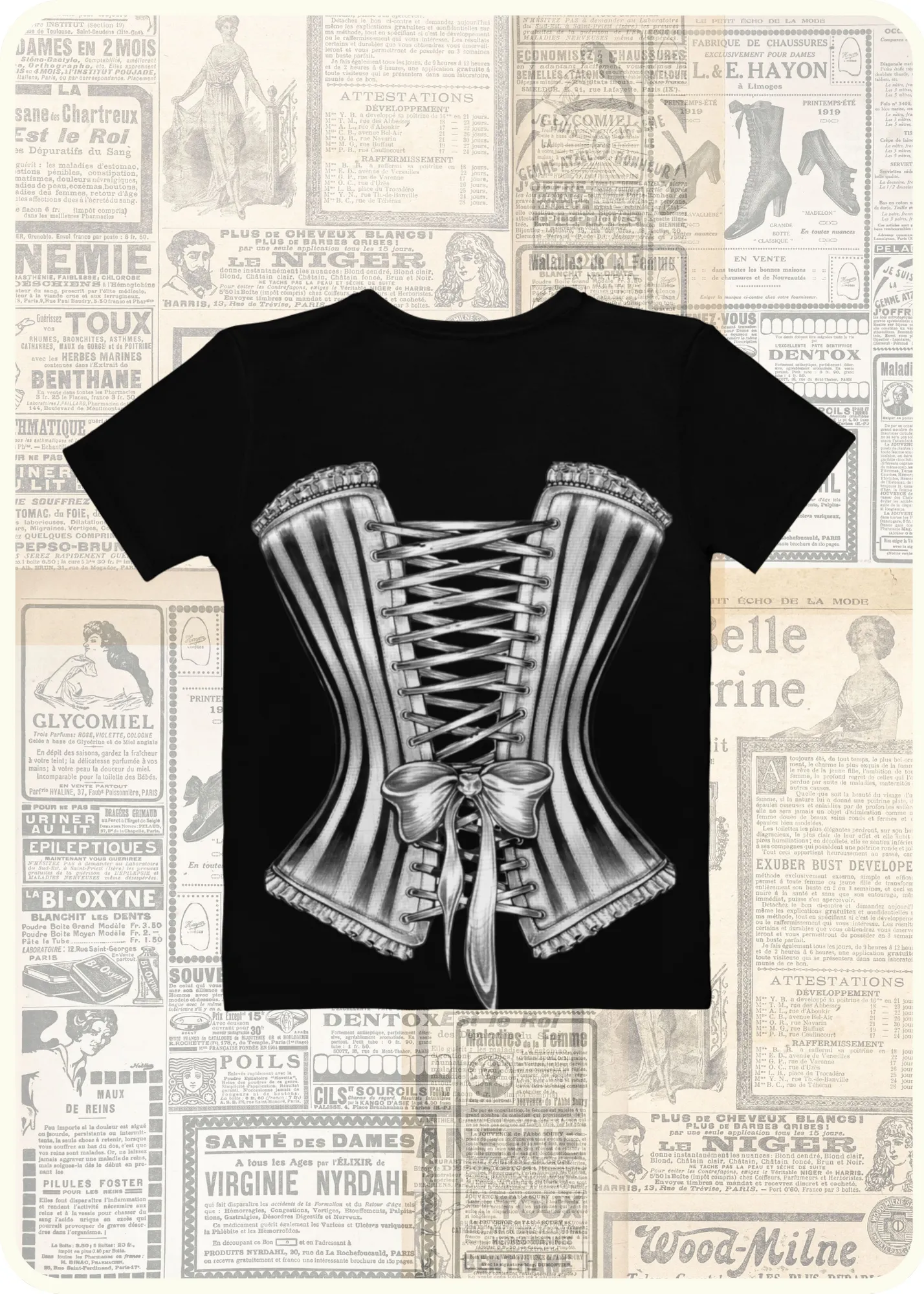 Corset Tshirt by fox savant