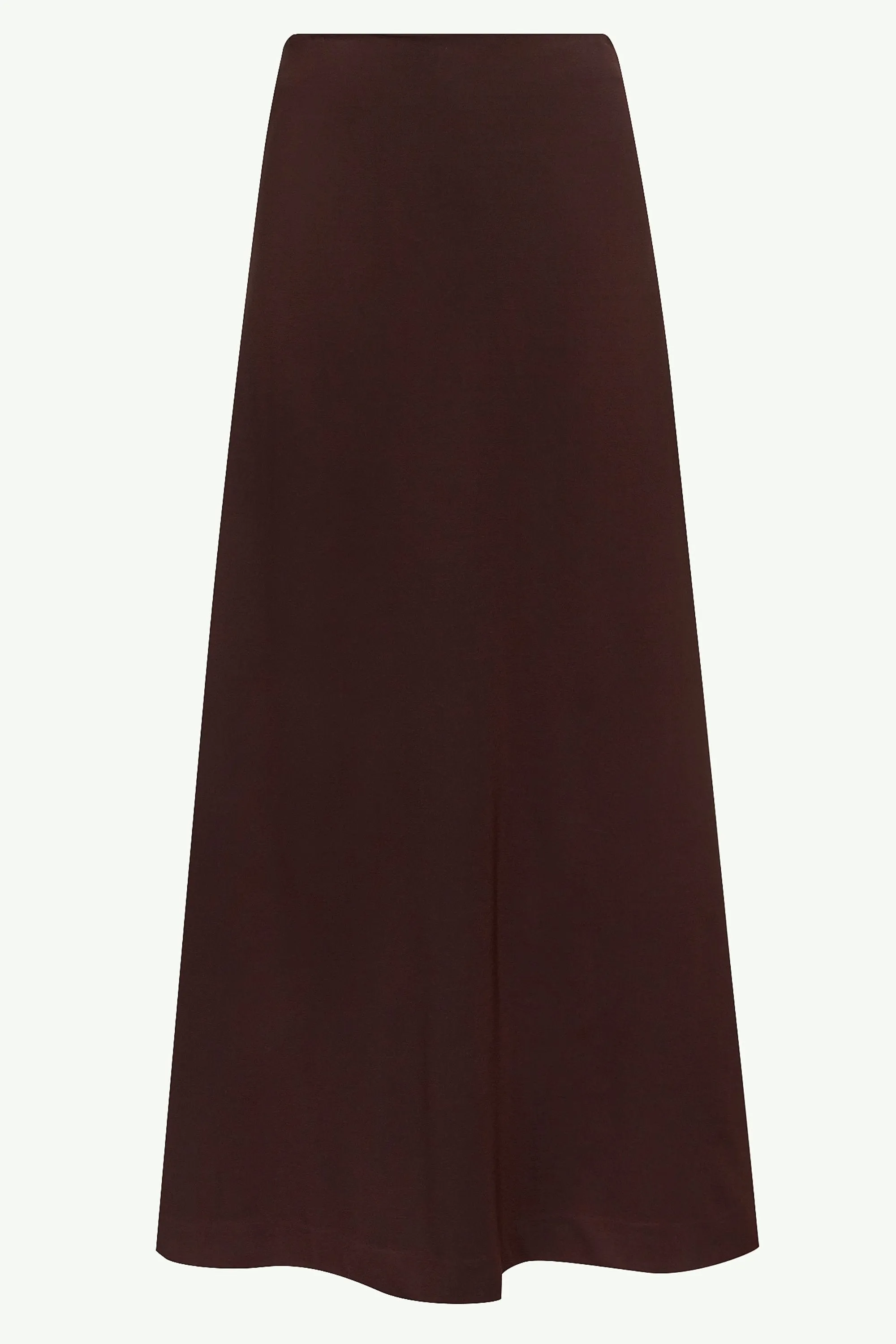 Essential Jersey A-Line Maxi Skirt - Dark Brown