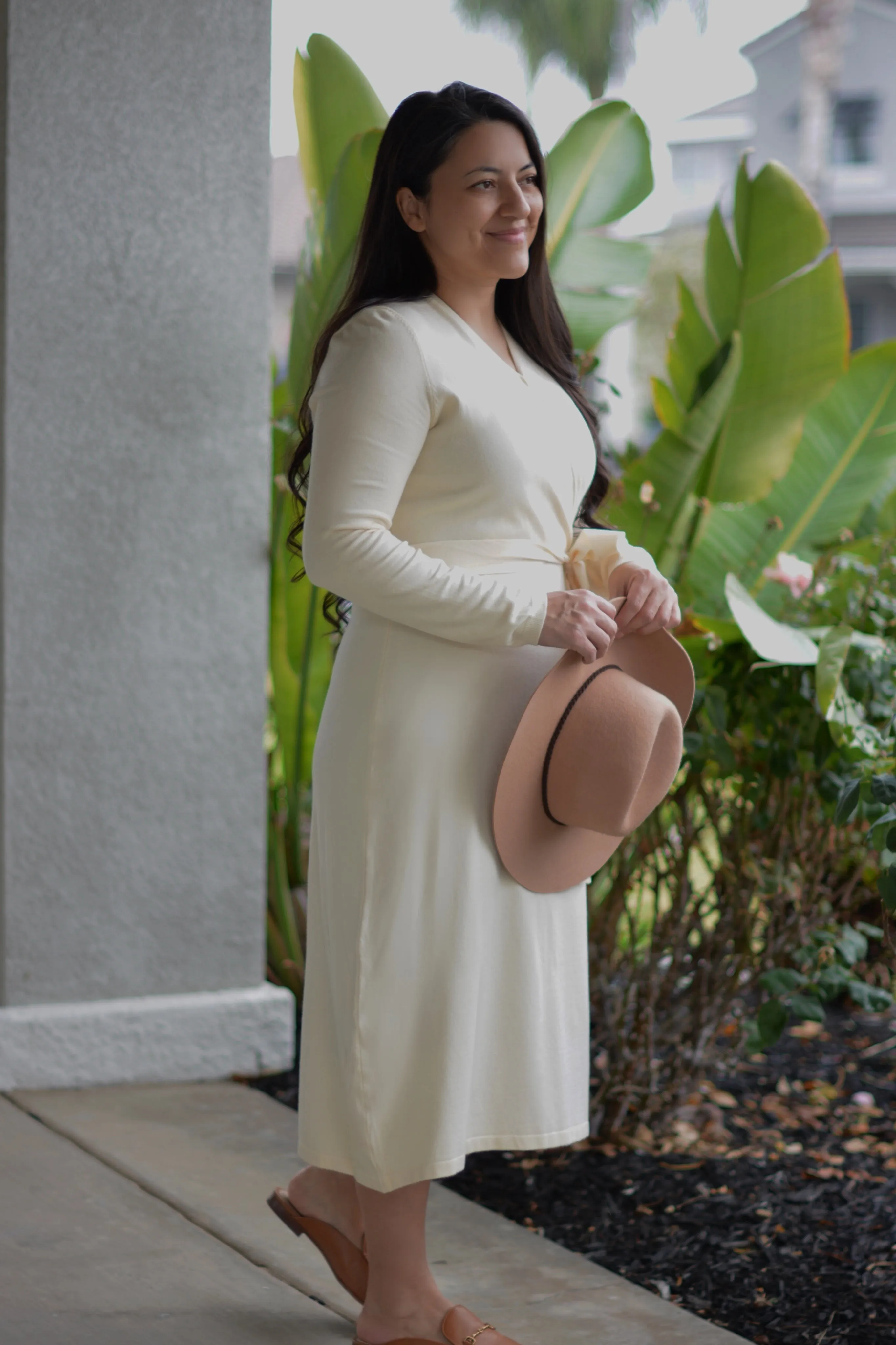 Eunice Ivory Sweater Dress