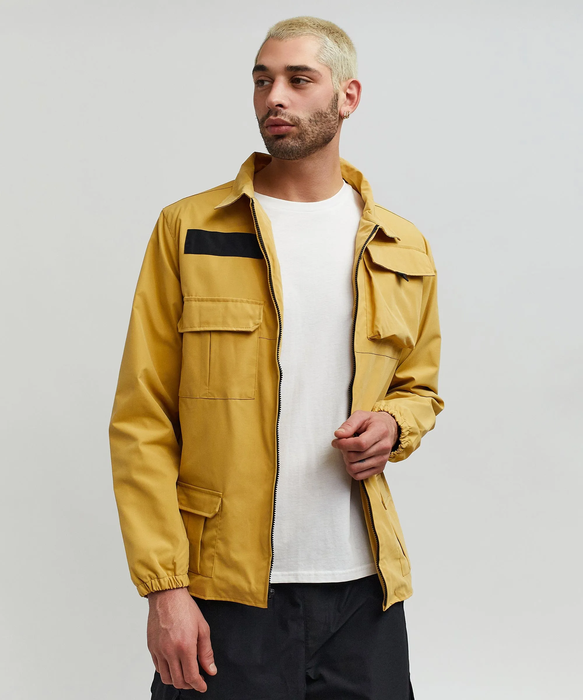 Explorer Utility Twill Jacket - Khaki