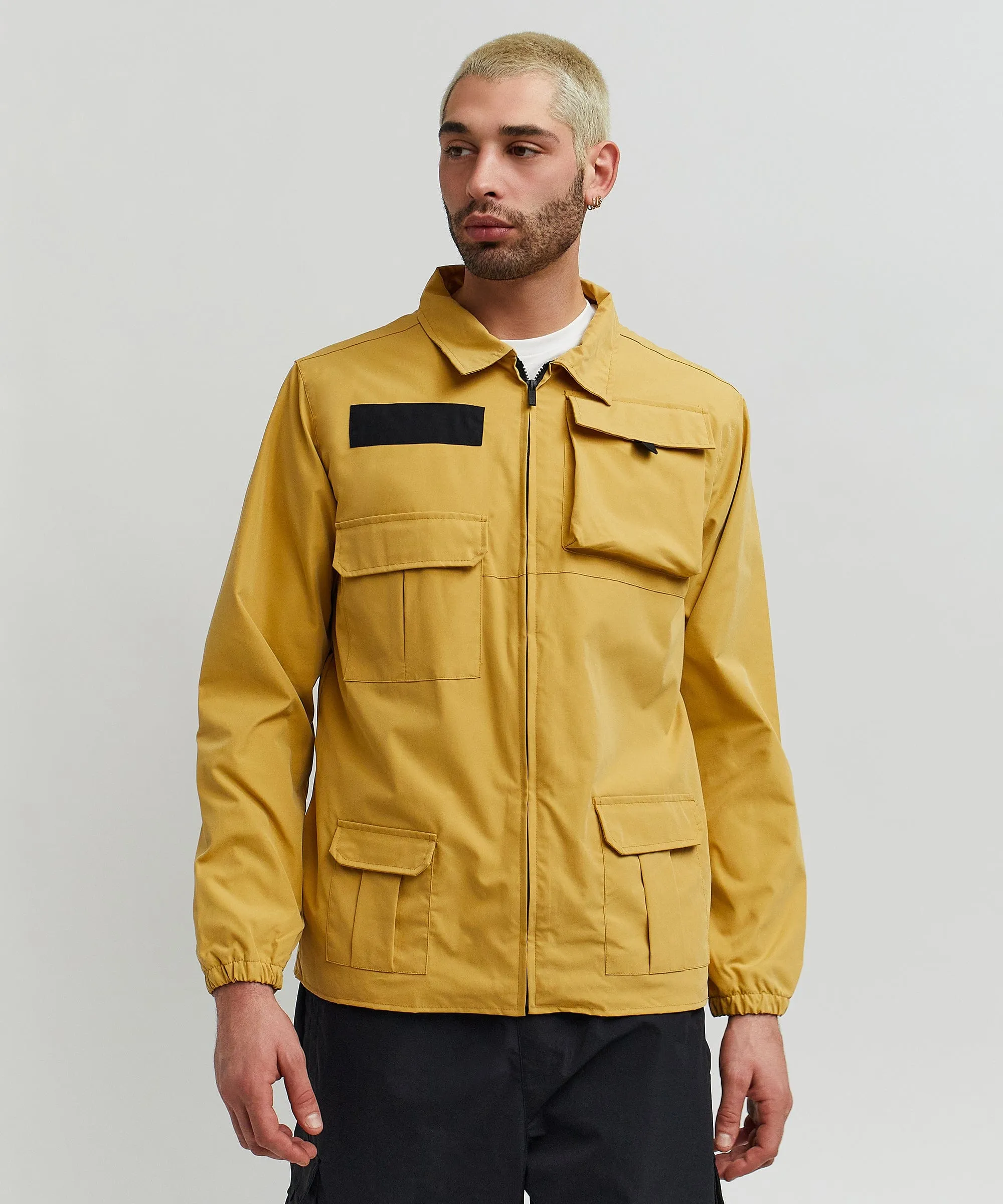 Explorer Utility Twill Jacket - Khaki