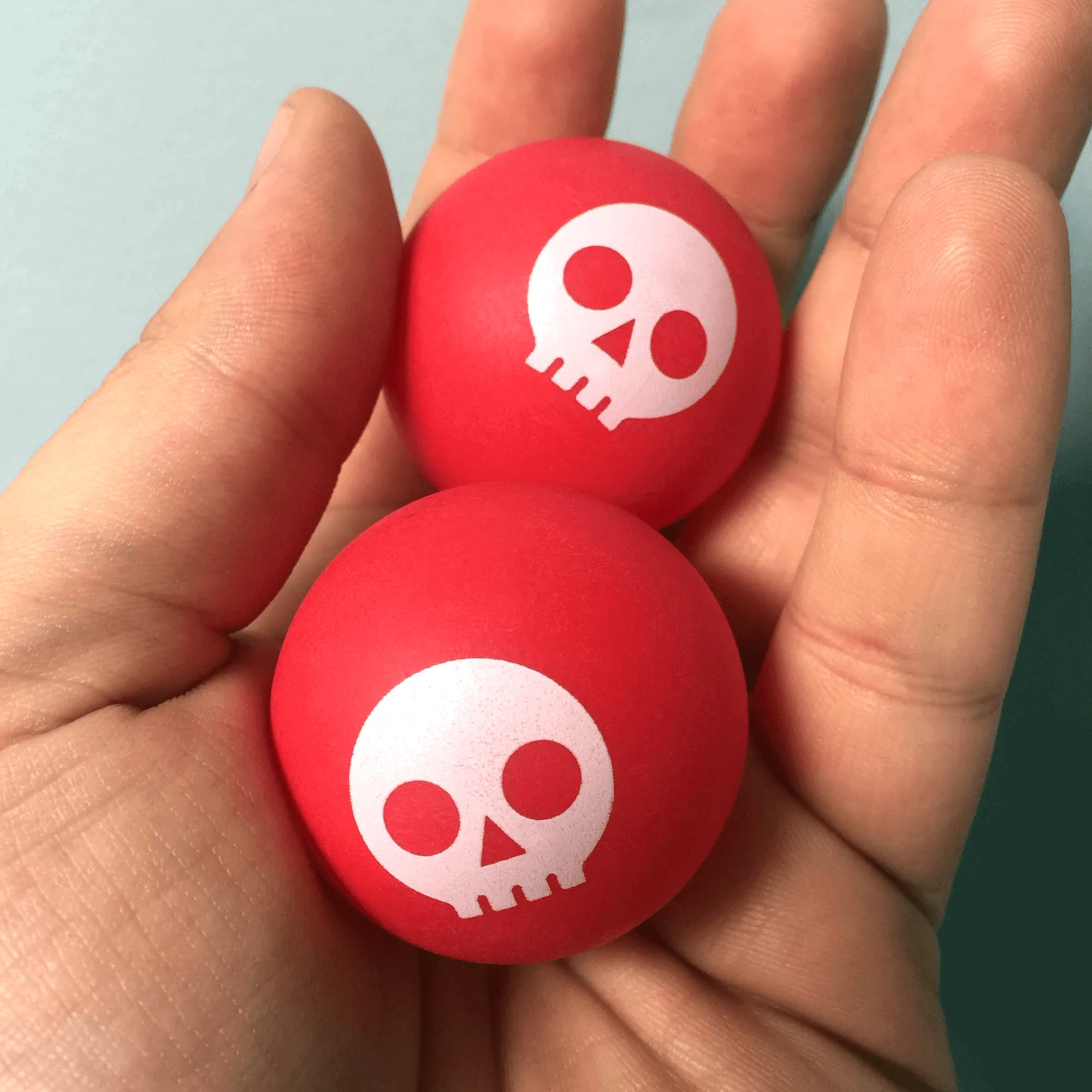 Fear Pong: Ball Sack | 6 Red Ping Pong Balls Bonus Set