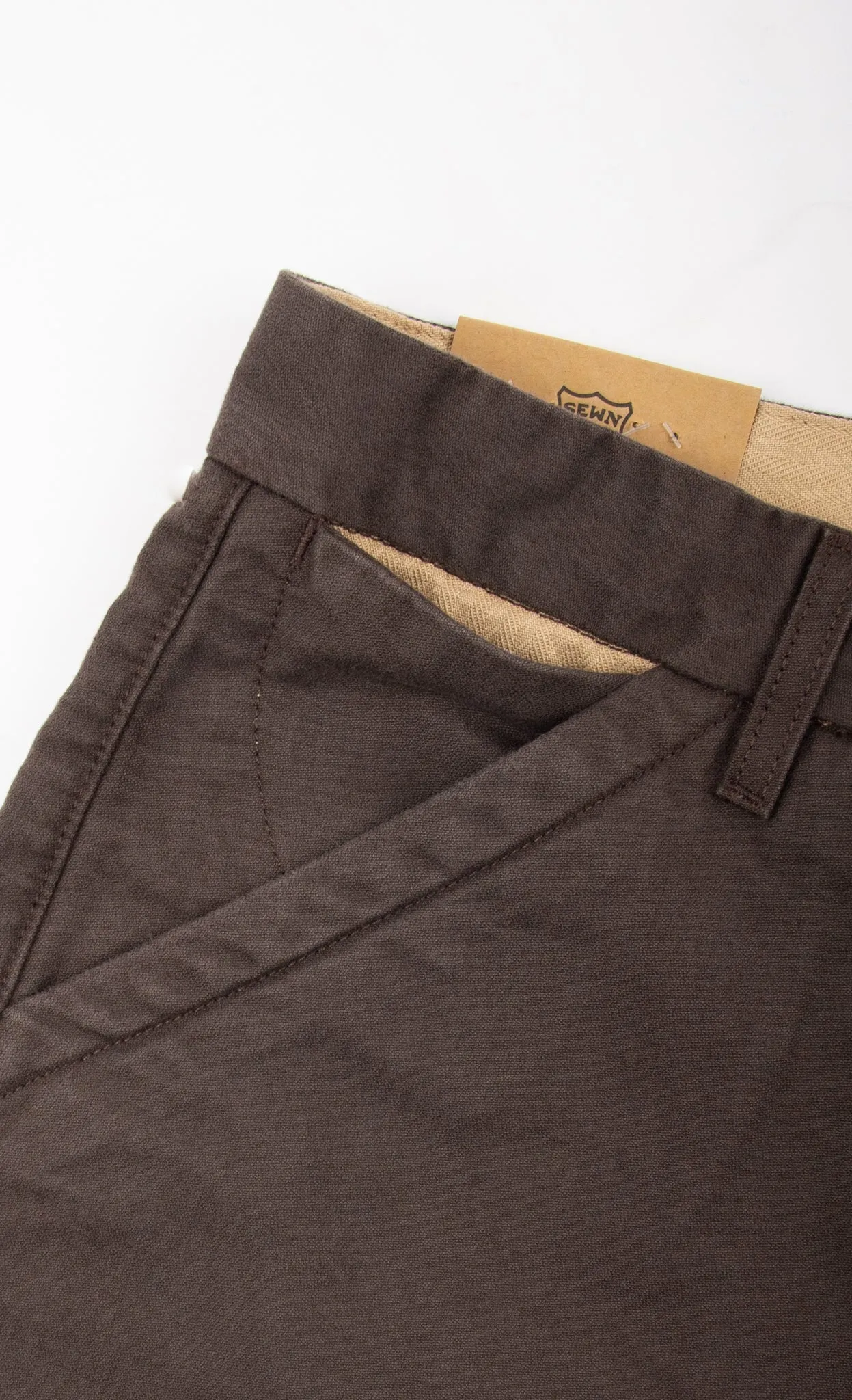 Freenote Cloth Workers Chino Slim Fit - Bark