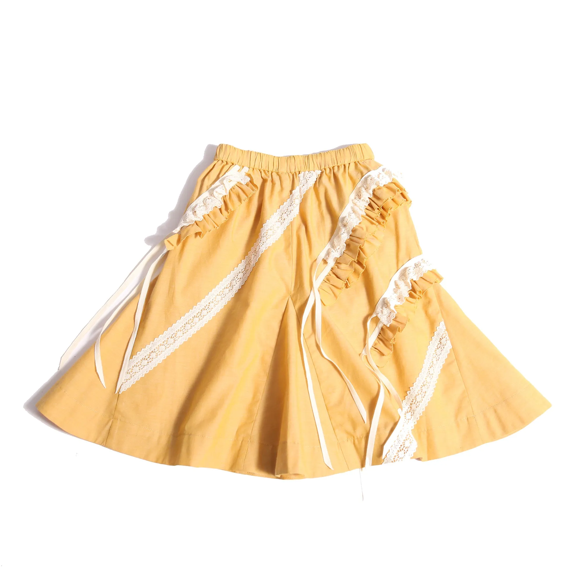 GAEL RUFFLED FLARE SKIRT