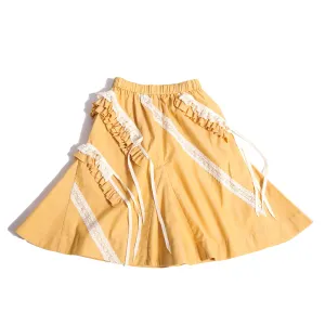 GAEL RUFFLED FLARE SKIRT