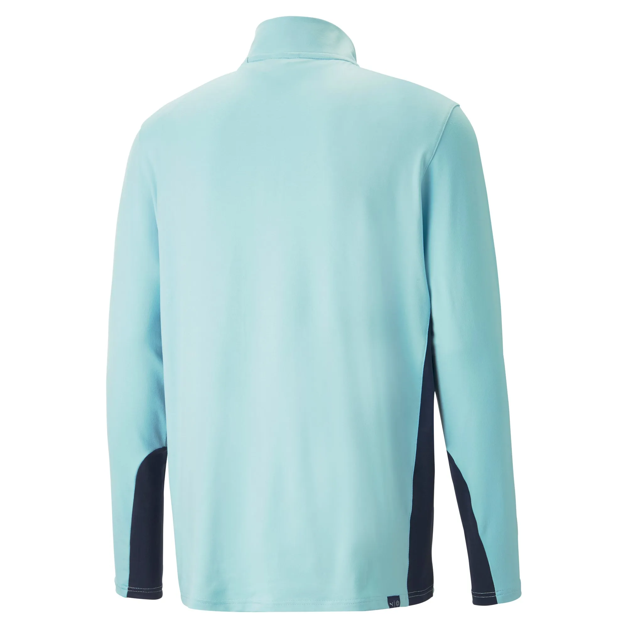 Gamer Golf 1/4 Zip | Tropical Aqua / Navy Blazer