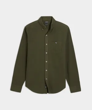 Garment-Dyed Favorite Oxford in Snyder Olive