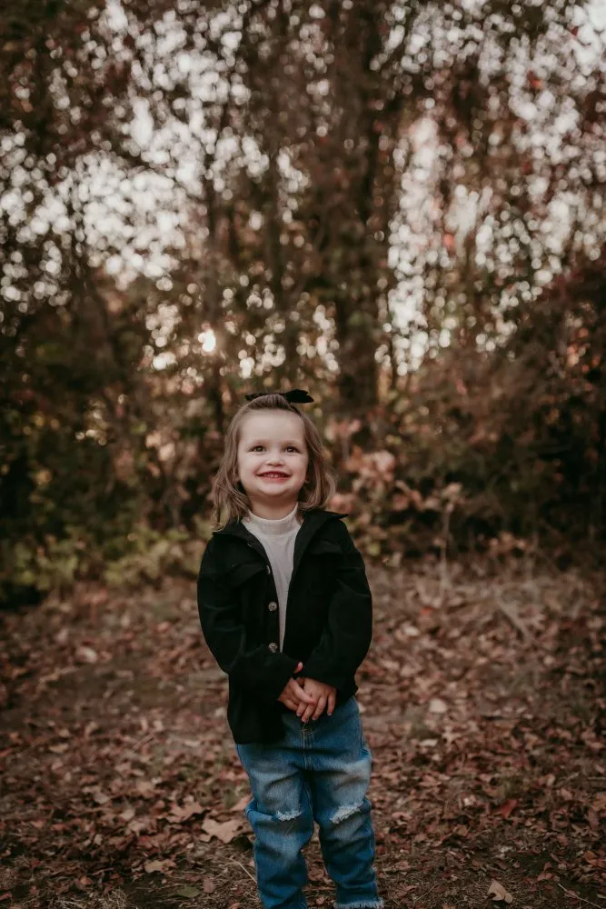 Kinsley Shirt Jacket - Black Corduroy