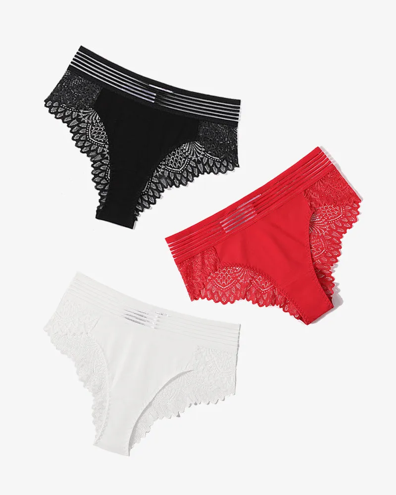 Lace Underwear Cheeky Hipster Panties