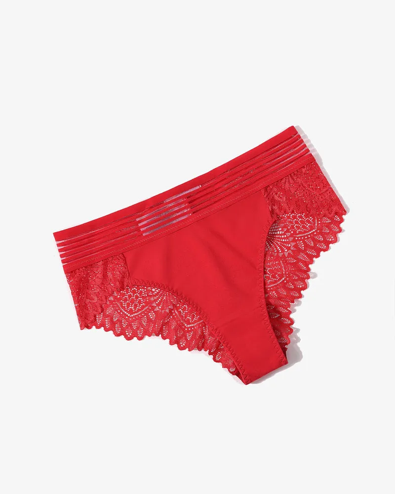 Lace Underwear Cheeky Hipster Panties