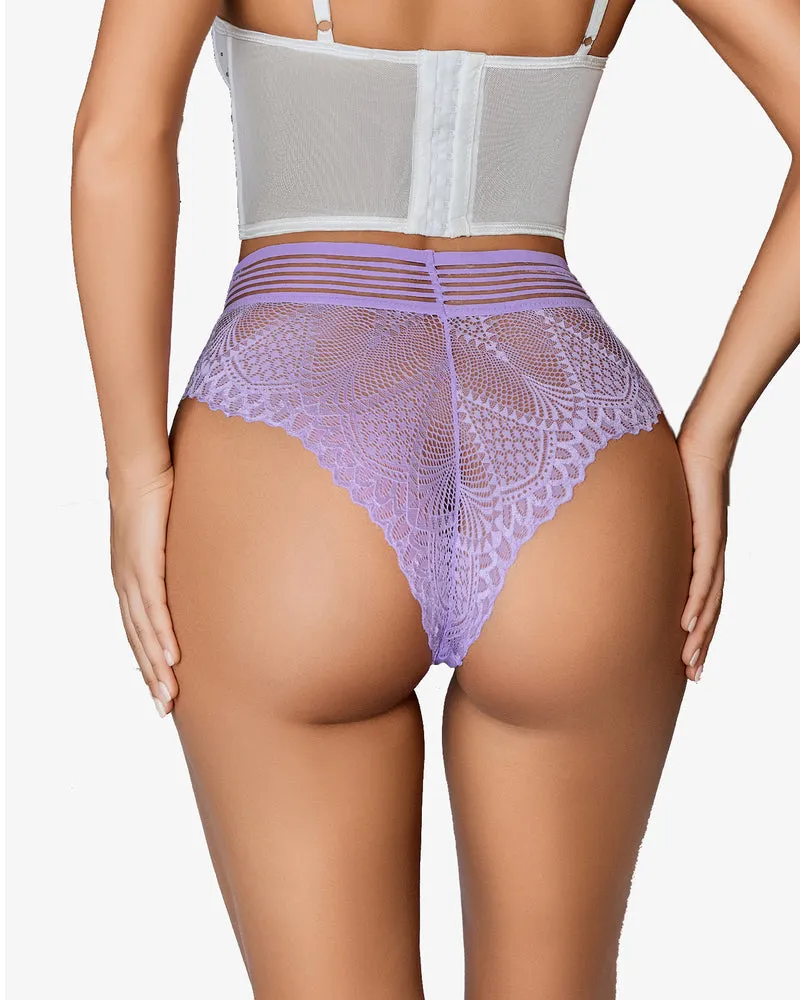 Lace Underwear Cheeky Hipster Panties