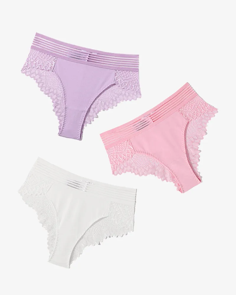 Lace Underwear Cheeky Hipster Panties