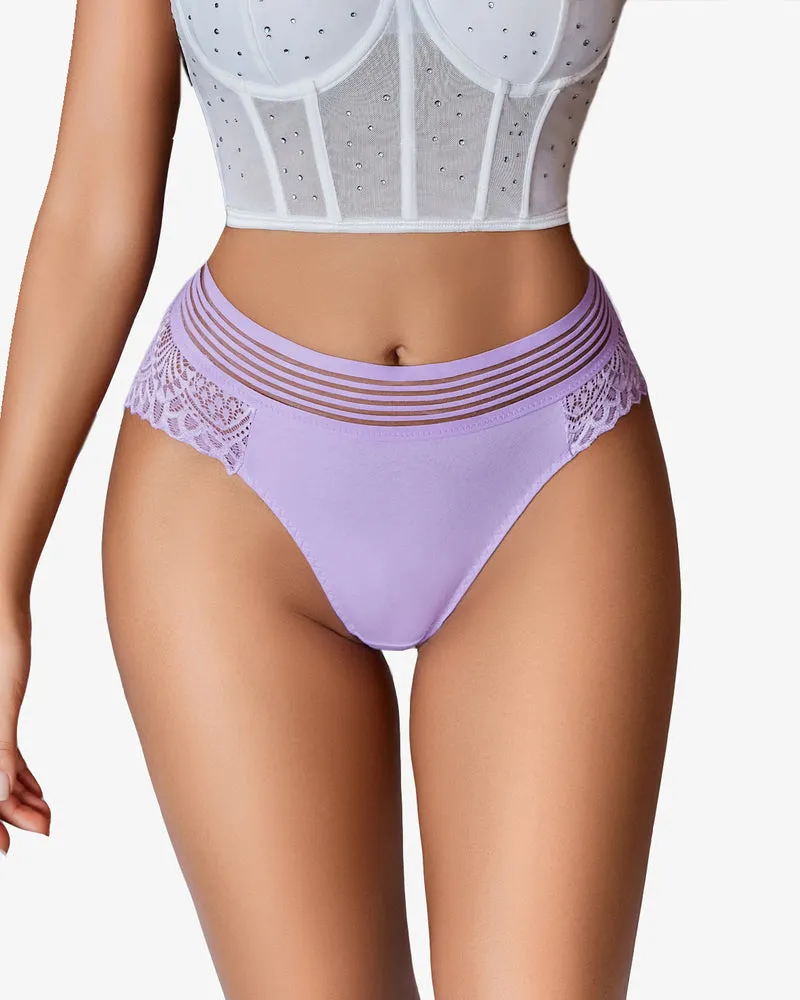 Lace Underwear Cheeky Hipster Panties