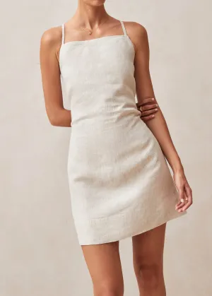 Lina Natural Mini Dress