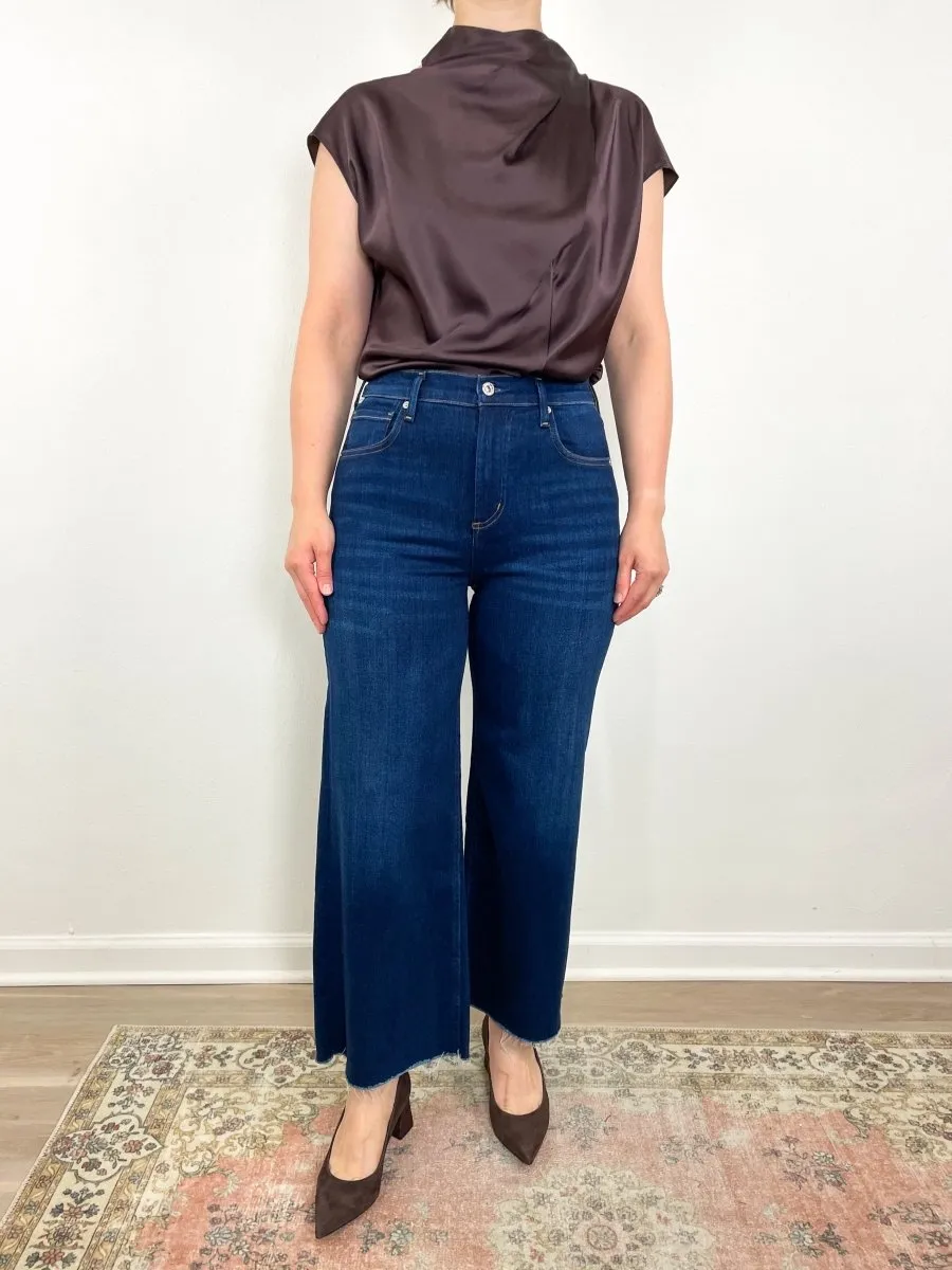 Lyra Wide Leg Crop in Lotus