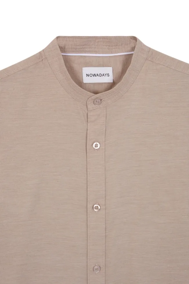 NAI0103D2 oxford melange shirt