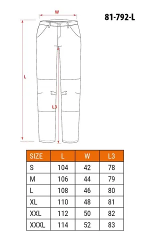 Neo Tools 81-792-L Protective Trousers Yellow