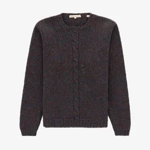 Perry Ellis Hand Knit Multi Color Wool Sweater