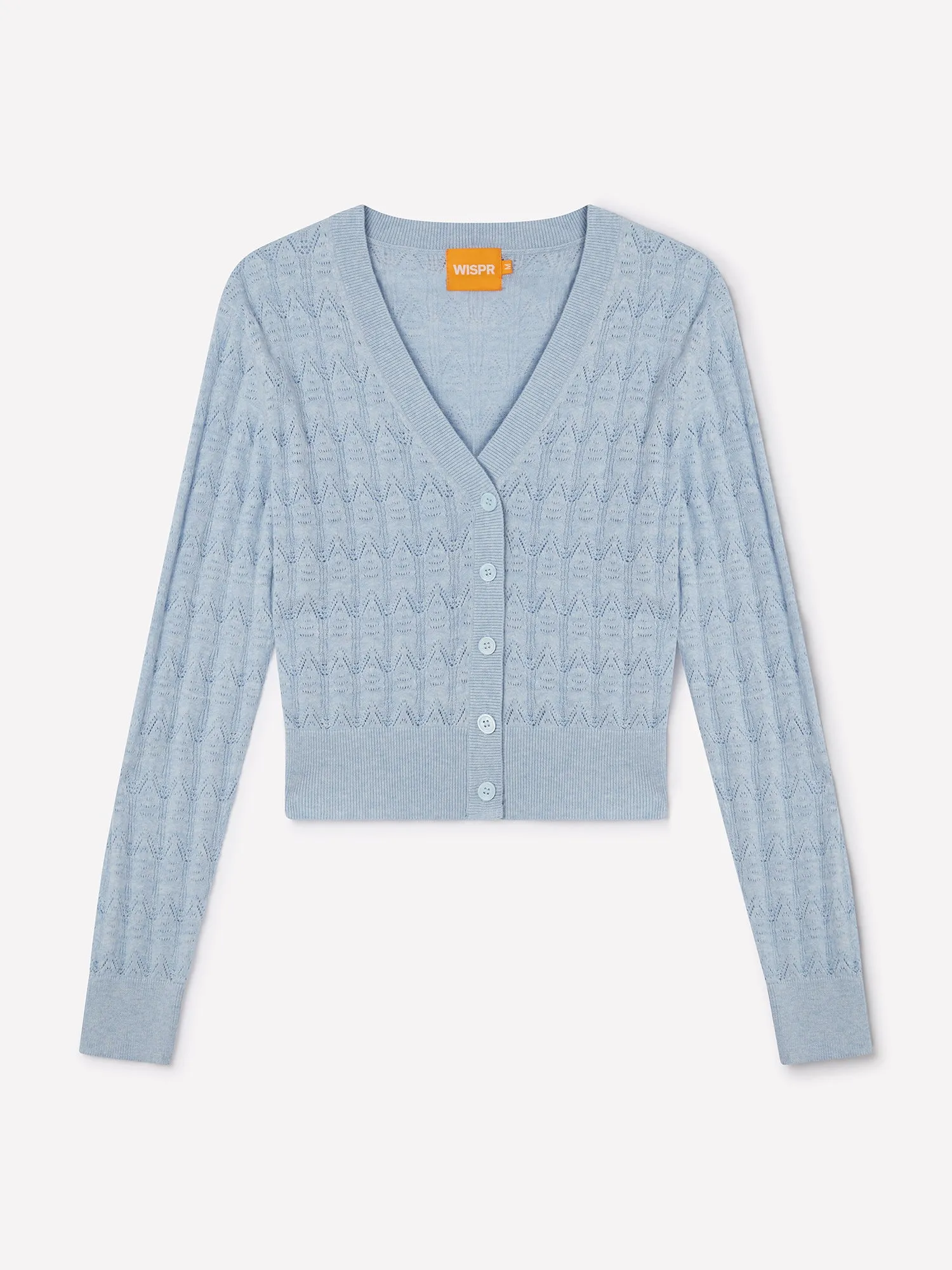 Pointelle Penny V Cardigan