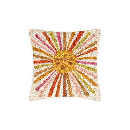 Retro Sunshine Hook Pillow