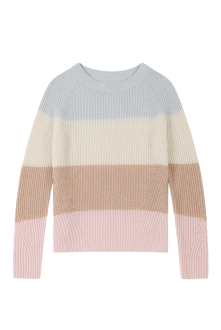 Ribbed Cashmere Sweatshirt | Multicolor