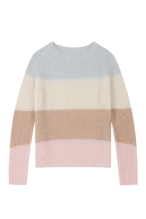 Ribbed Cashmere Sweatshirt | Multicolor