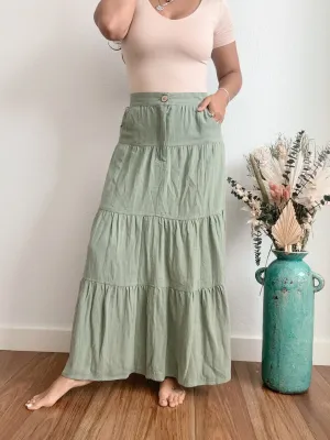 Sage Maxi Skirt