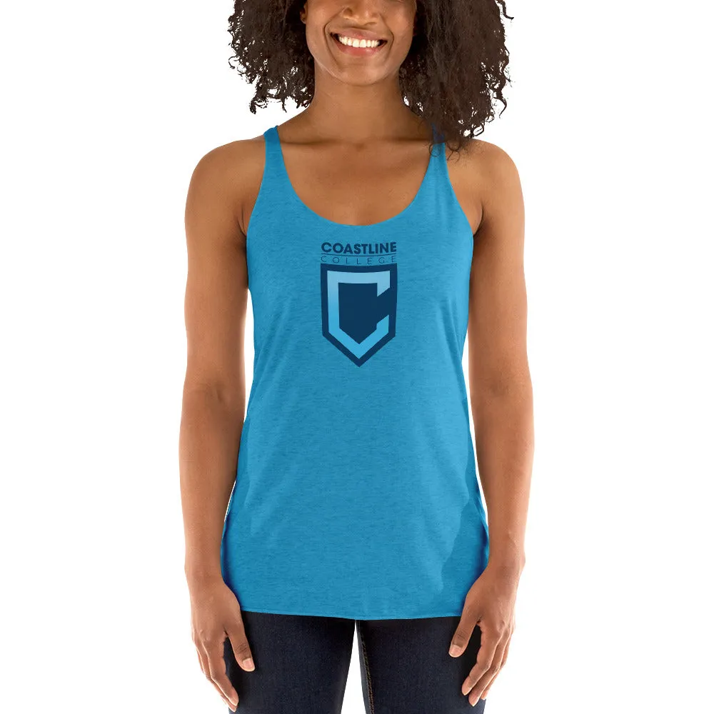 Shield Logo Women's Racerback Tank - Light Colors