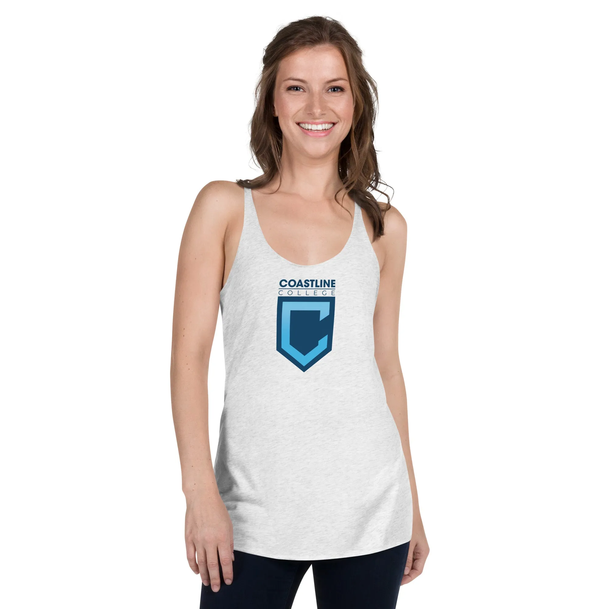 Shield Logo Women's Racerback Tank - Light Colors