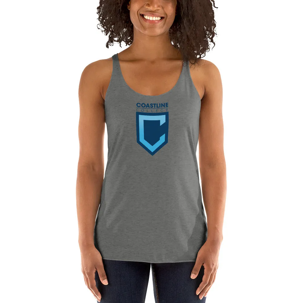 Shield Logo Women's Racerback Tank - Light Colors