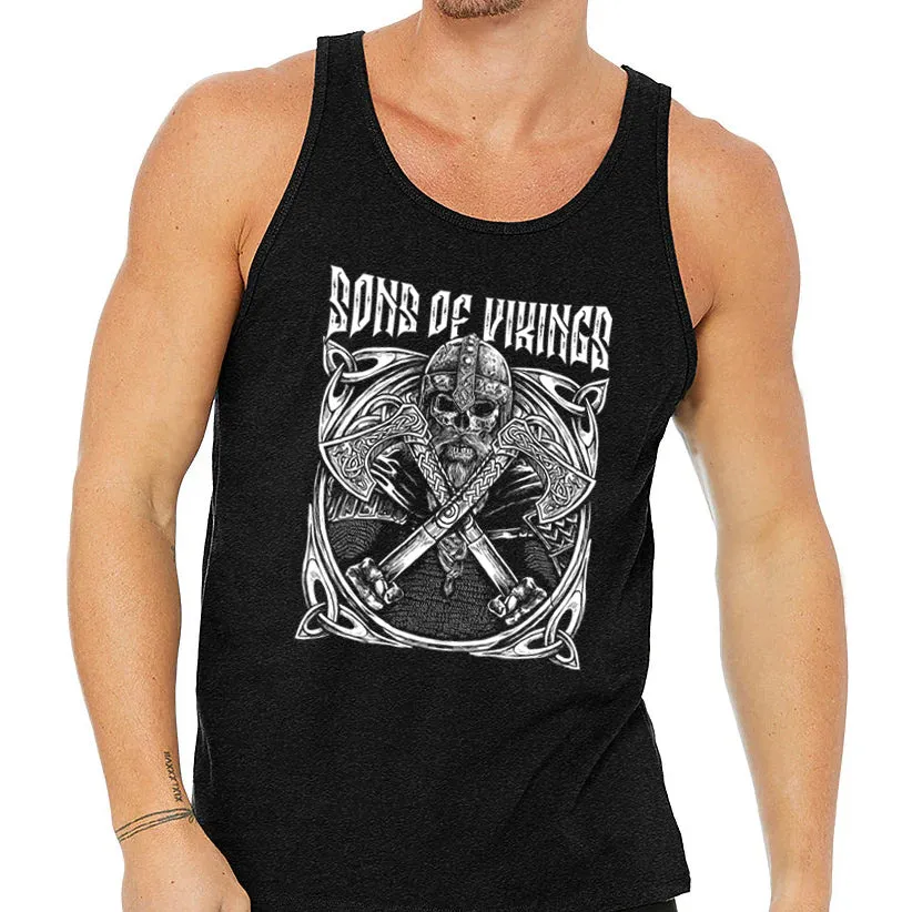 Skull and Axes Tank Top